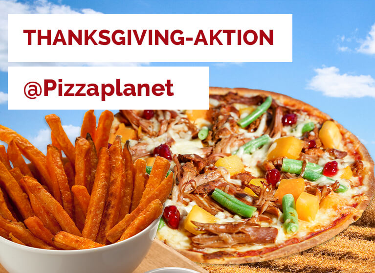 Pizza Planet Aktion Thanksgiving 2020